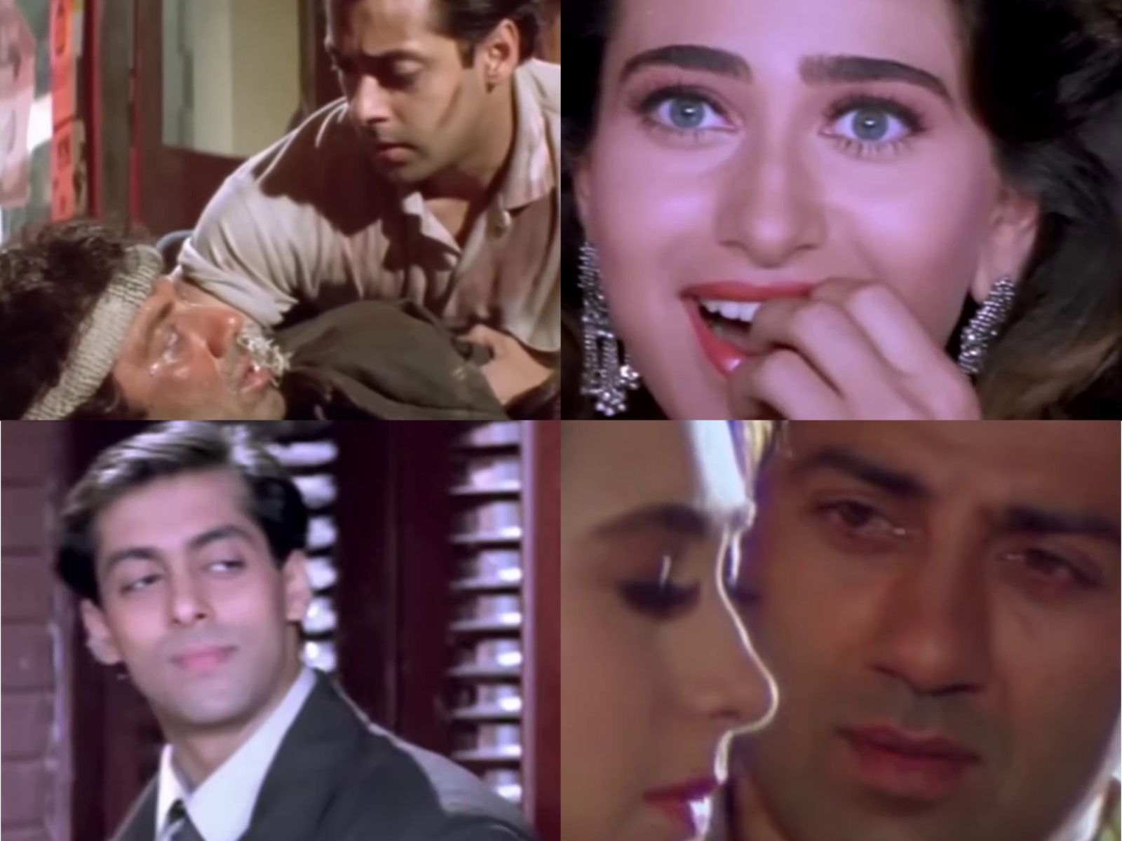 Salman Khan, Karisma Kapoor, Sunny Deol in 'Jeet' (Photo/Instagram/ @iamsunnydeol)