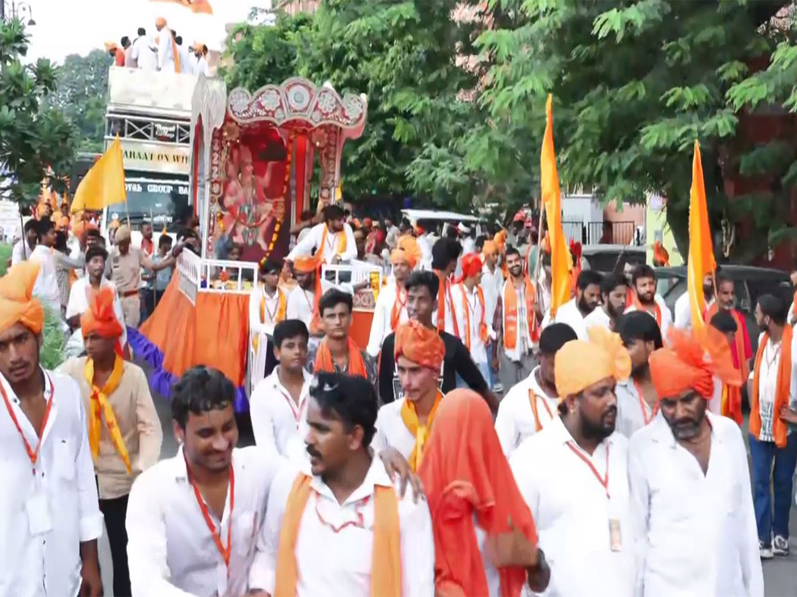Jaipur: Youth Group organises 'Jan Aakrosh Rally' (Photo/ANI)