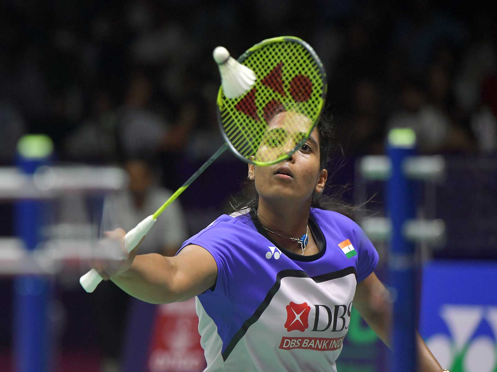 India's Treesa Jolly in action (Photo: ANI)
