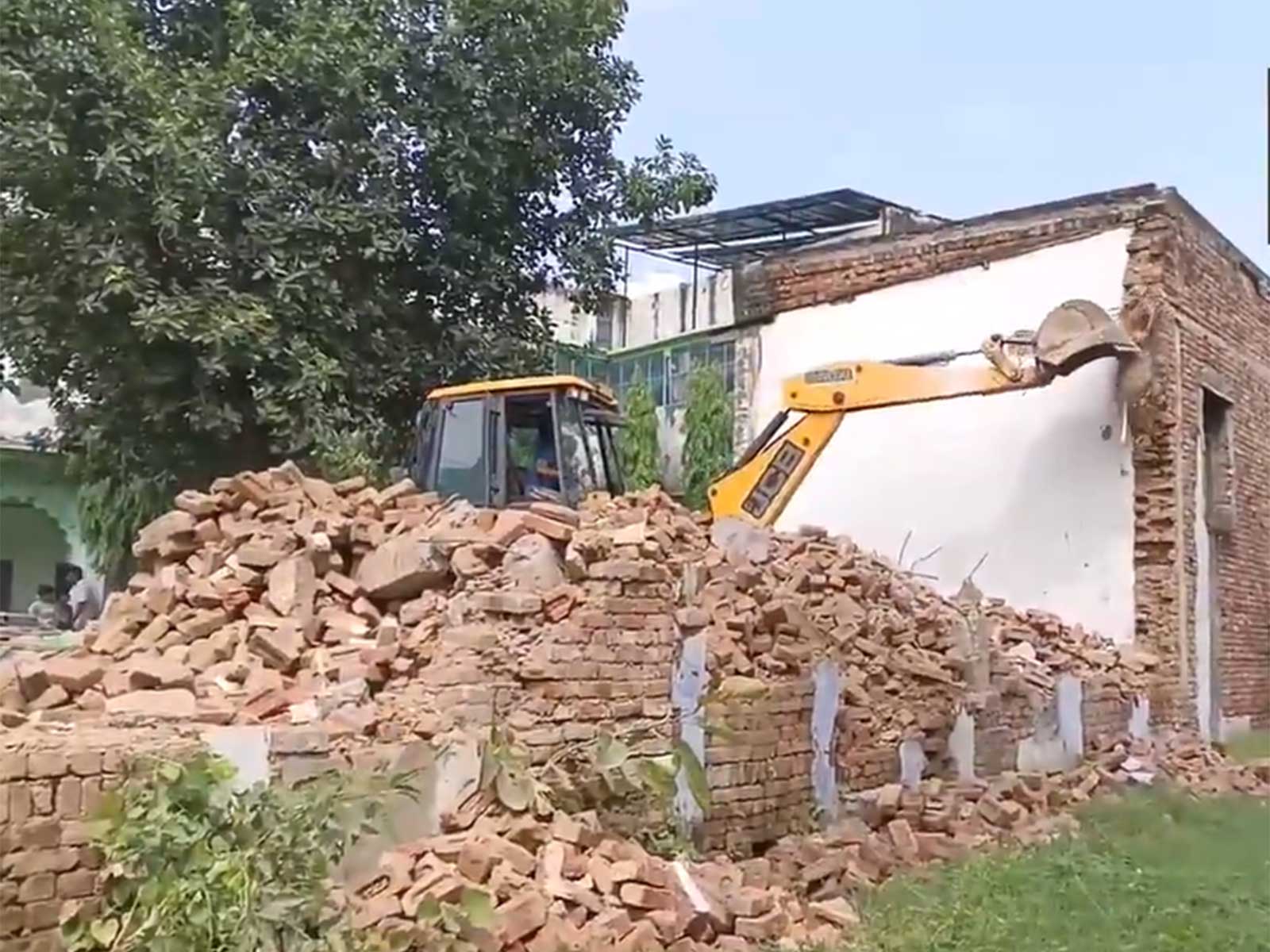 Visual from the spot in Muzaffarnagar. (Photo/ANI)