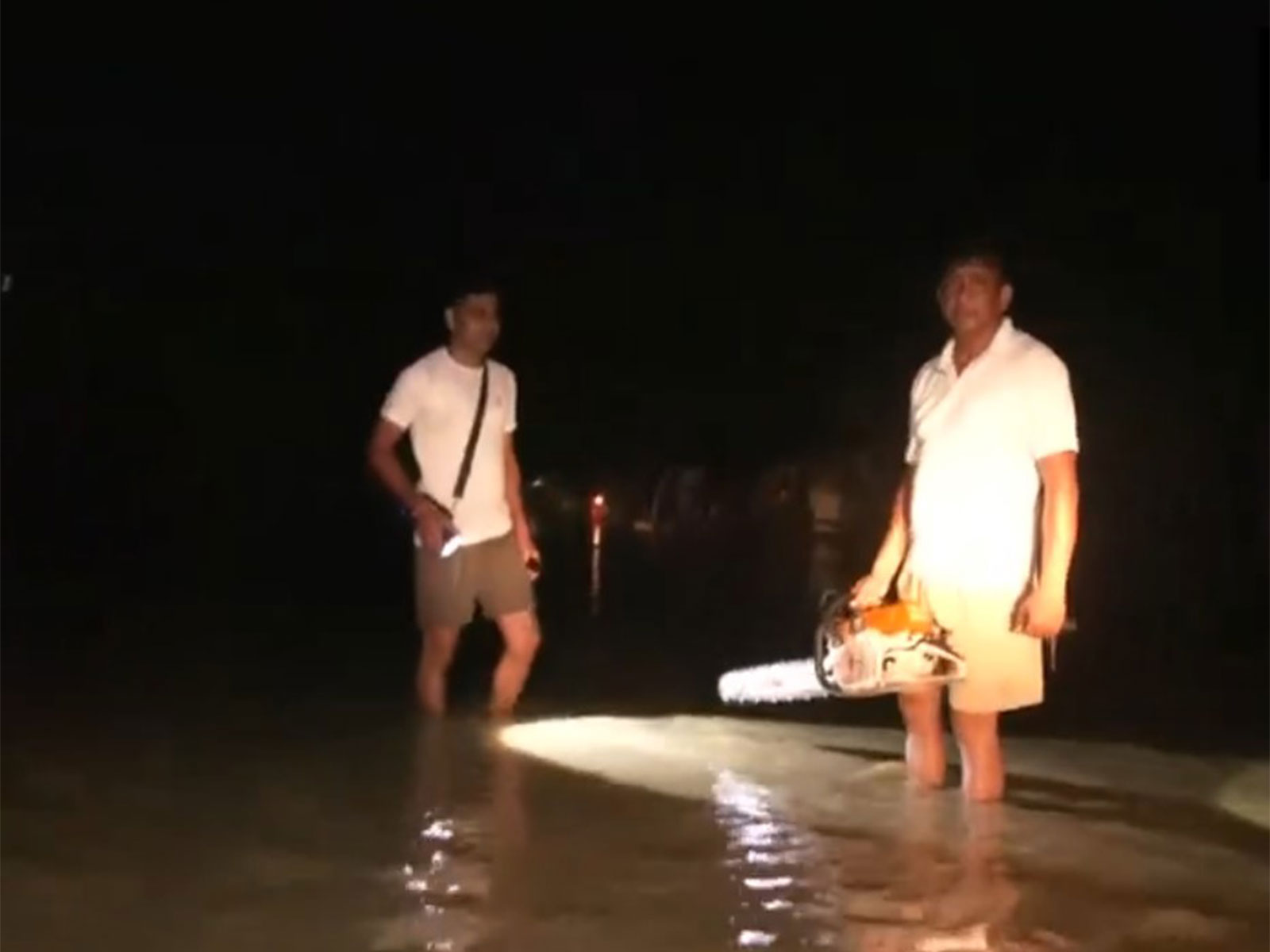 Flash floods, severe waterlogging hit parts of Agartala after heavy rainfall (Photo/ANI)