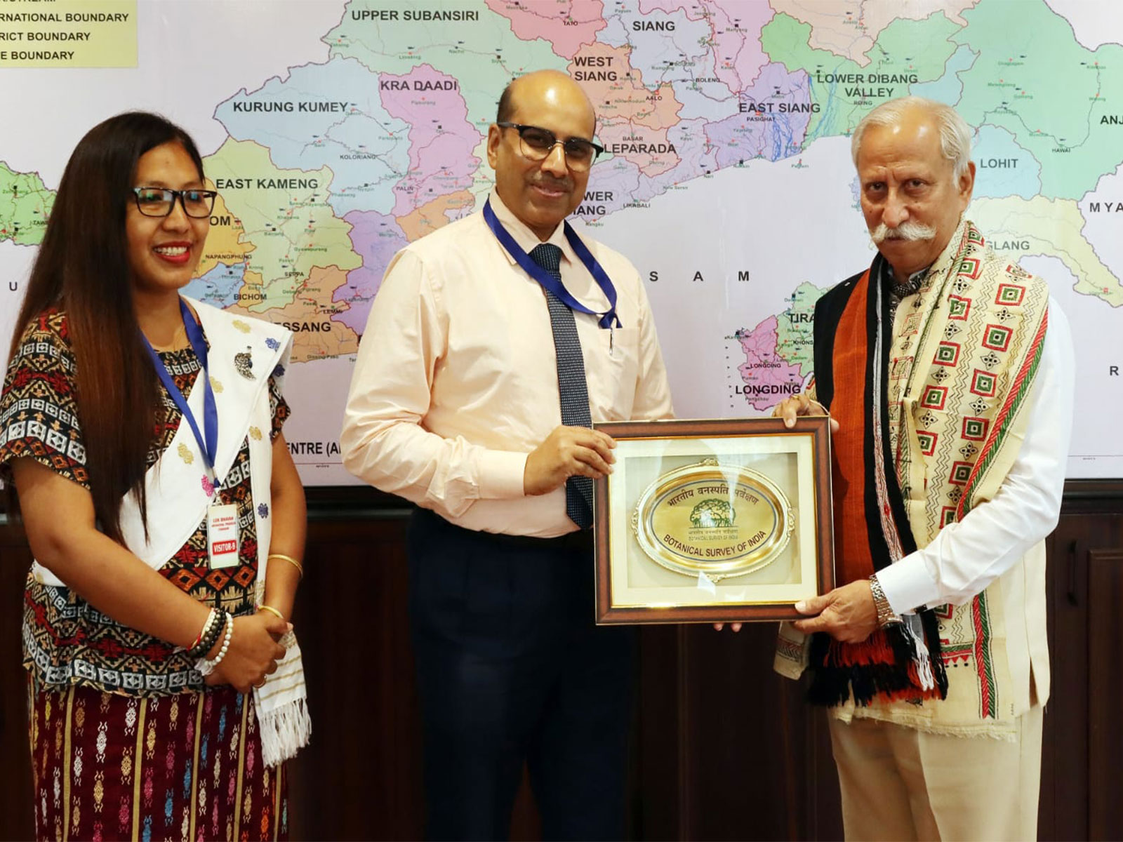 Botanical Survey of India Director Calls on Arunachal Pradesh Governor Lt Gen KT Parnaik (Retd) (Photo/BSI)