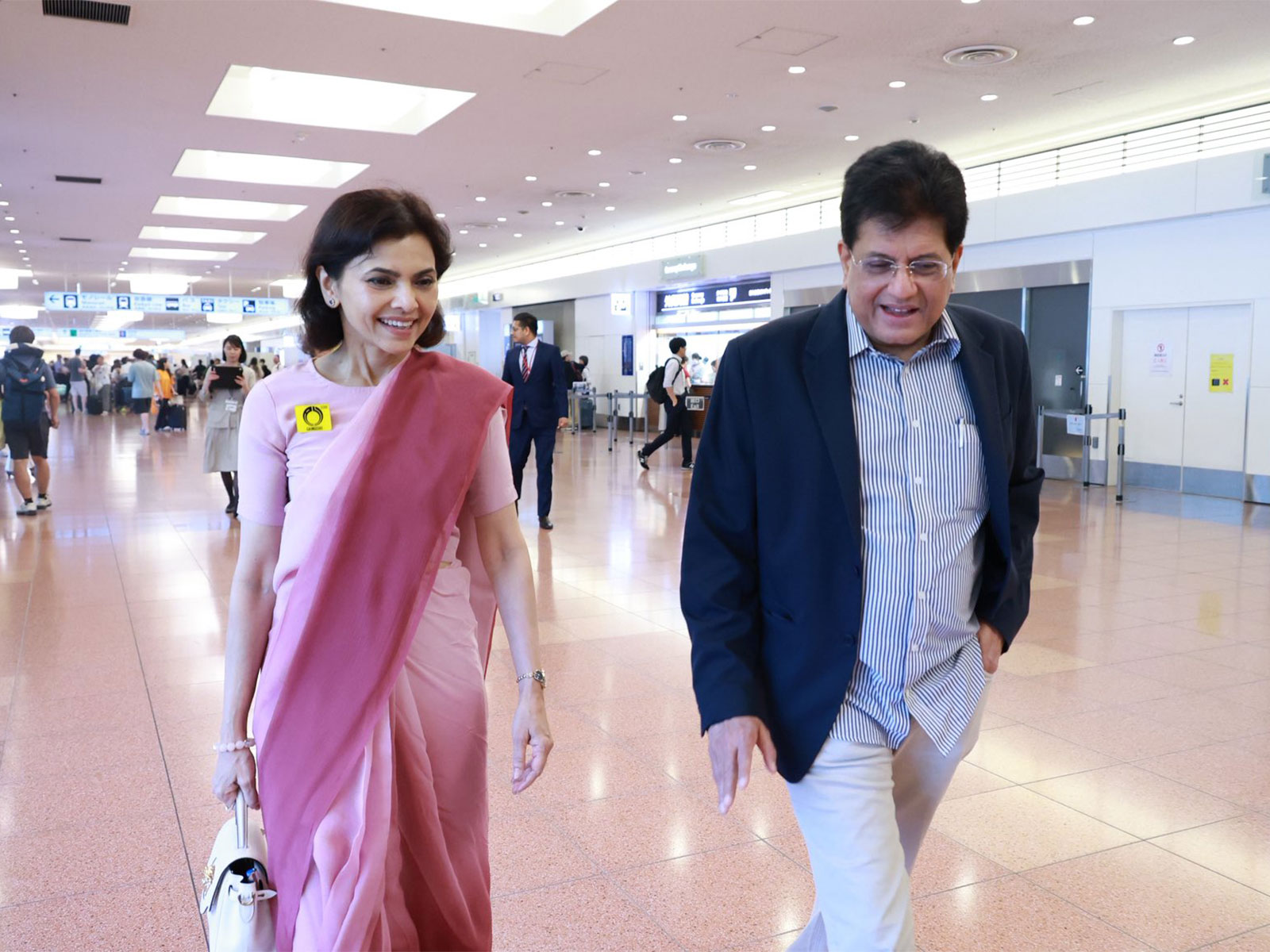Piyush Goyal lands in Japan (Photo/X_@IndianEmbTokyo)
