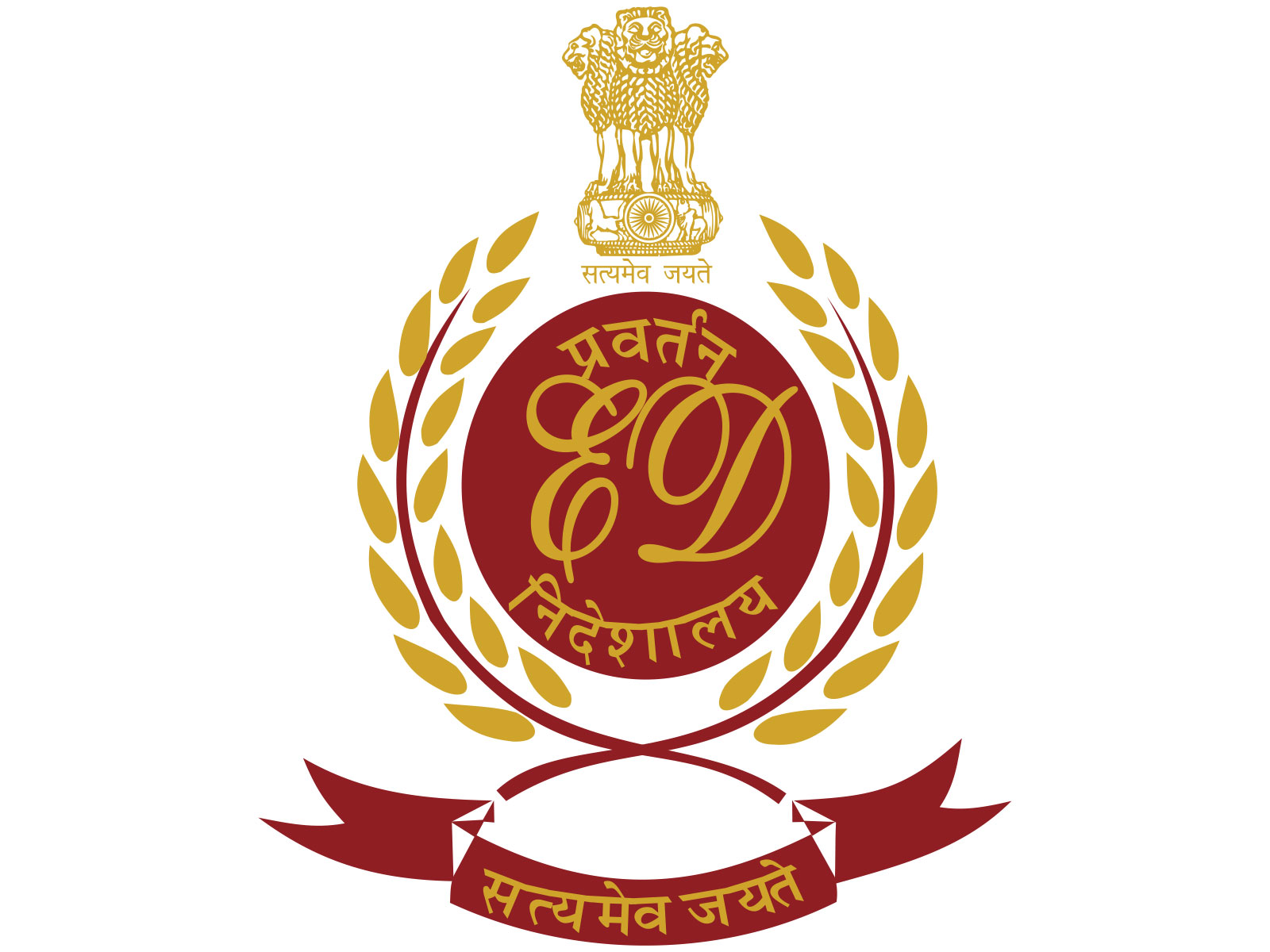 The Enforcement Directorate (ED) logo (Representative Image)