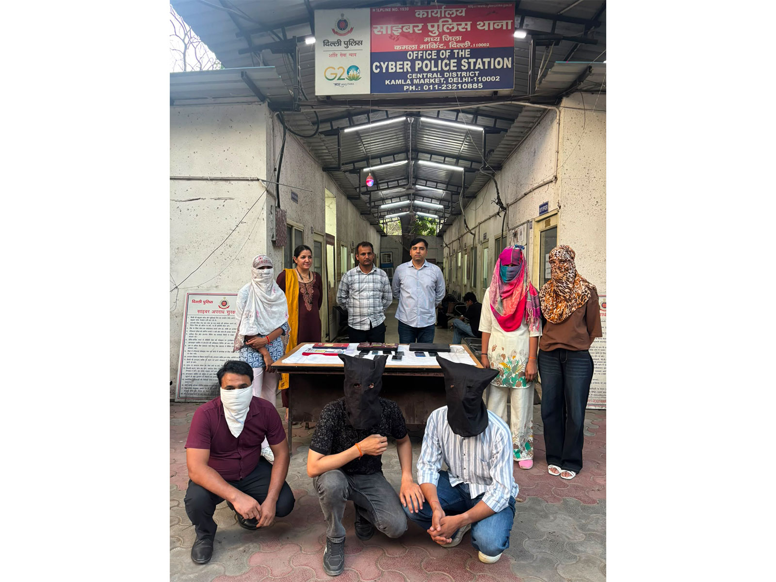 Delhi police apprehends six, including a website developer (Photo/Delhi Police)