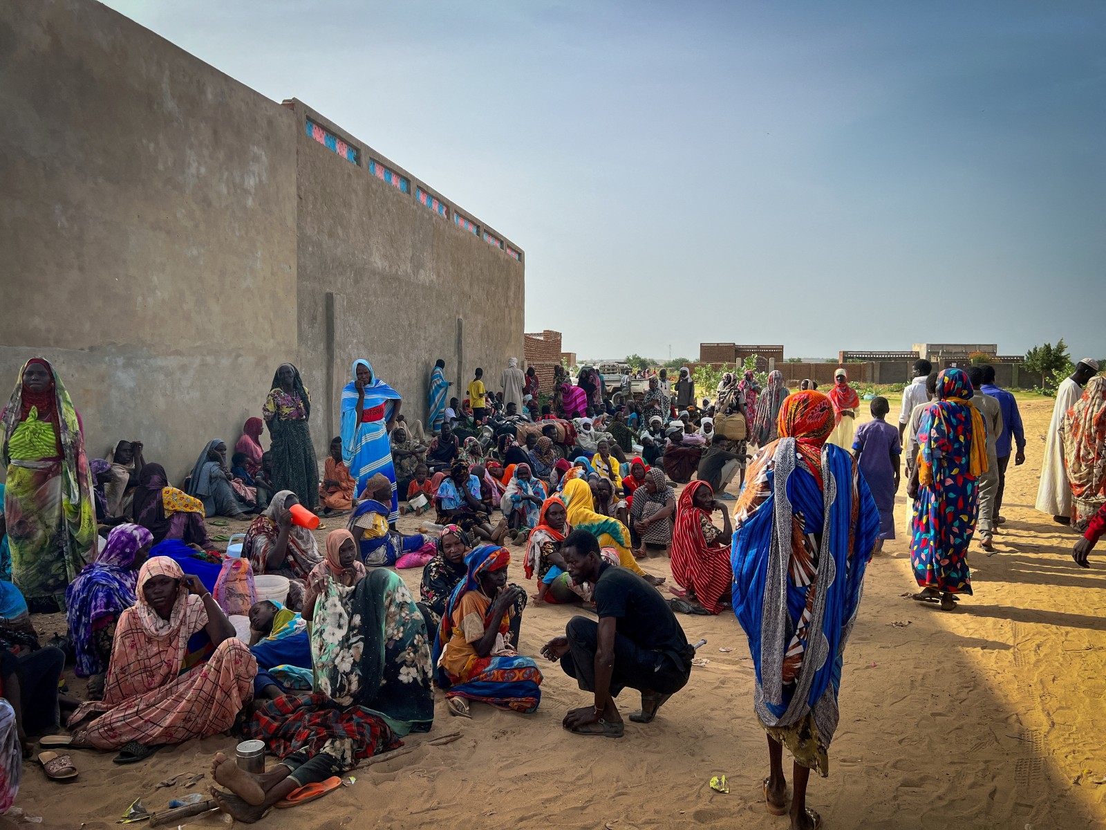 Sudanese refugees gather at Adre hospital in Chad as Doctors Without Borders (MSF) teams provide medical assistance to war-wounded patients from West Darfur, Sudan. (File Photo/Reuters)
