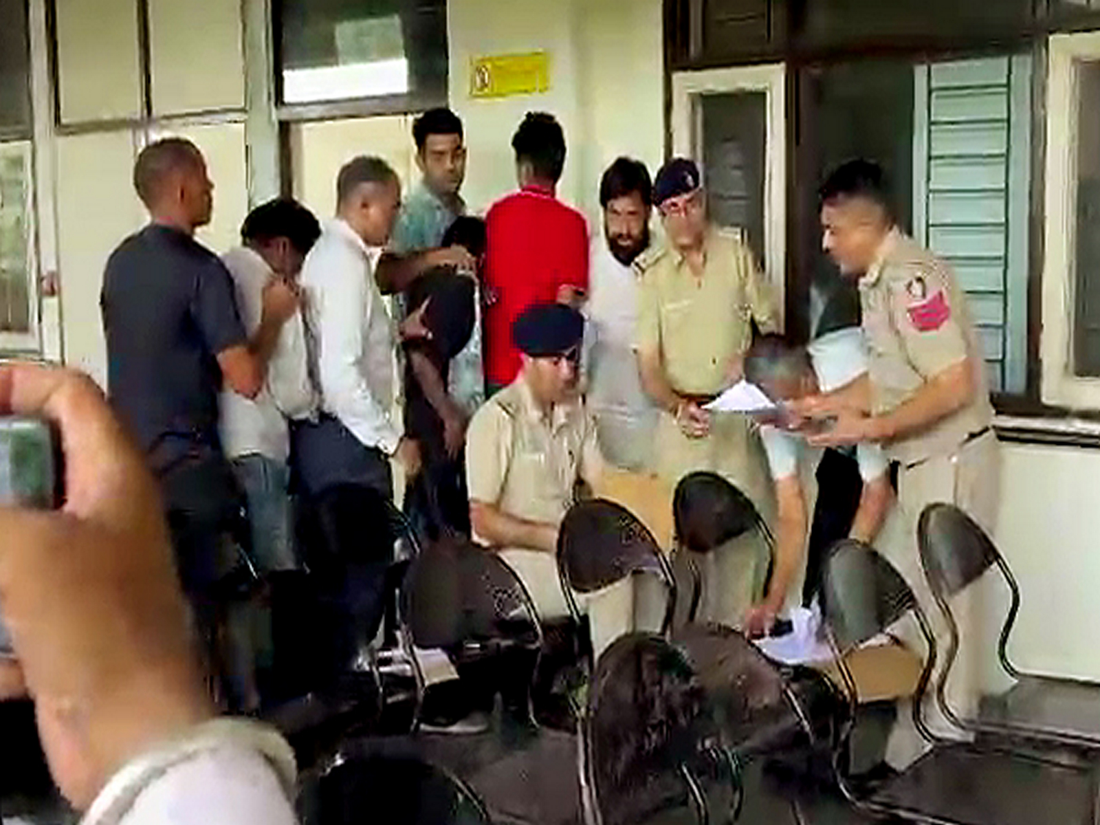 Accused in connection with explosive substance seized in Chandigarh, produced before the Court (Photo/ANI)