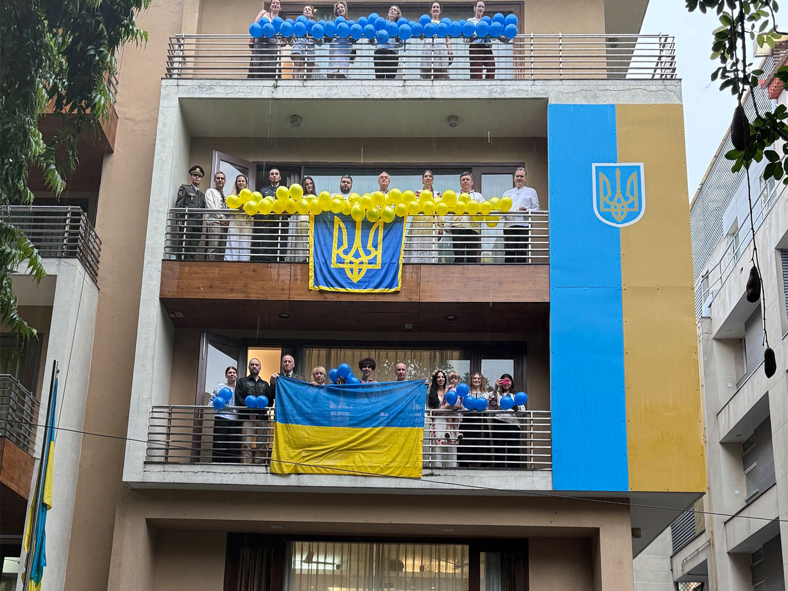 Ukrainian Embassy in India celebrates Ukraine's 35th Independence Day (Photo/X/@UkrembInd)