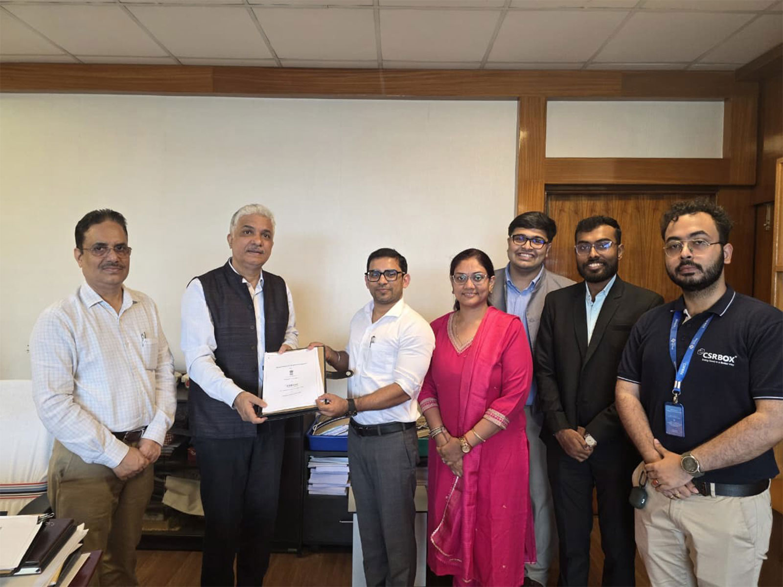 MoU exchanged between Government of West Bengal and CSRBOX in presence of Shri Prabhat Kumar Mishra, IAS, ACS, Finance Department, Gov of WB