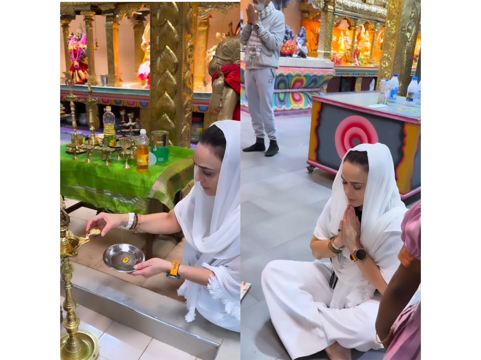  Preity Zinta visits Kanapathy Temple in Paris (Photo/Instagram/ @realpz)
