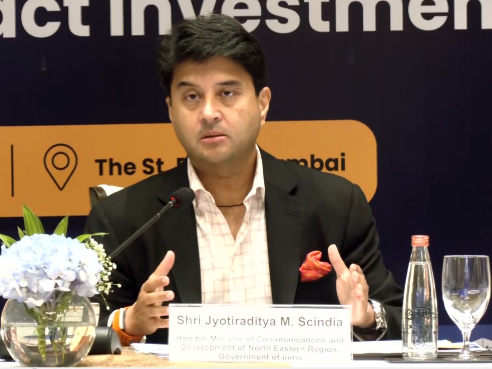 Union Communications Minister Jyotiraditya Scindia (Photo-ANI)