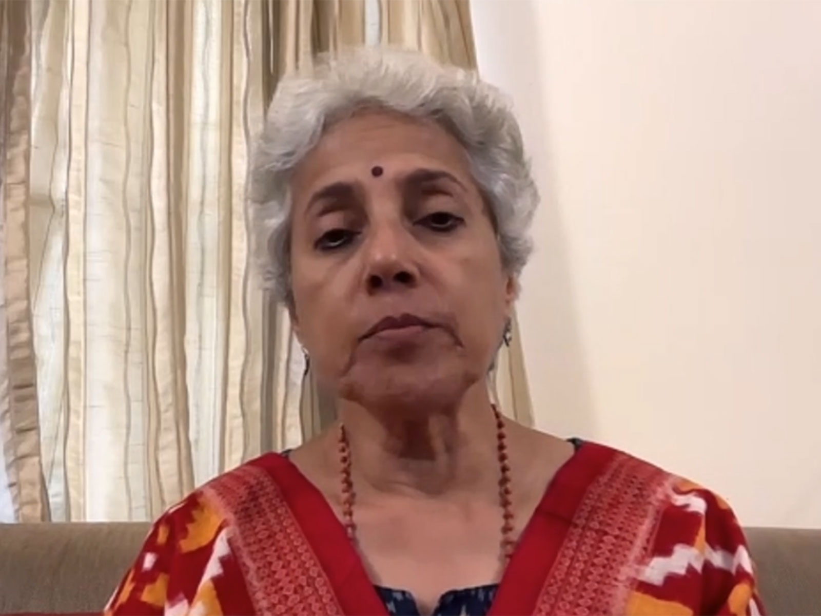 former World Health Organisation (WHO) Chief Scientist Dr Soumya Swaminathan (Photo/ANI)