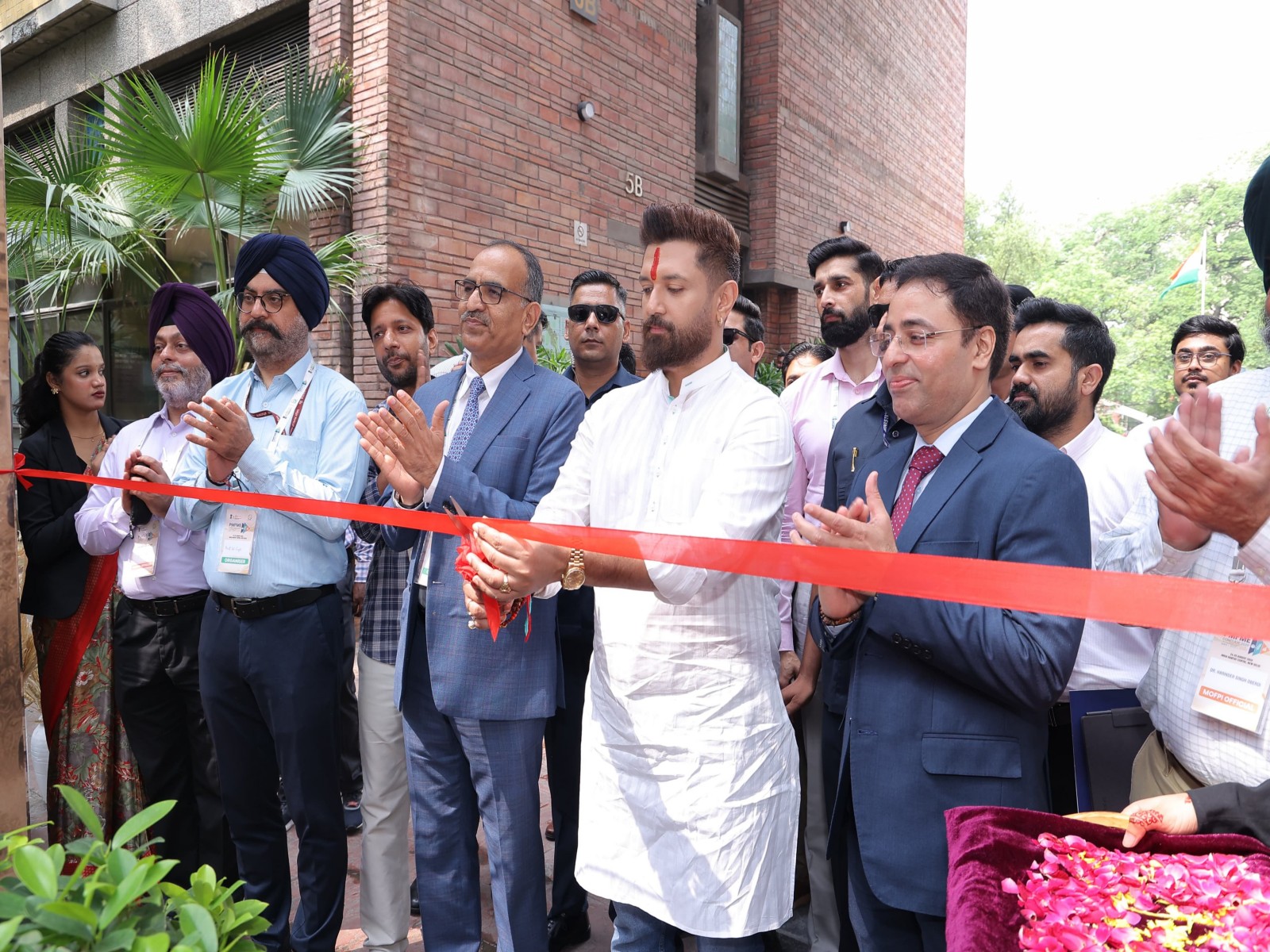 Union Minister Chirag Paswan at the event (Photo: @iChiragPaswan/X)