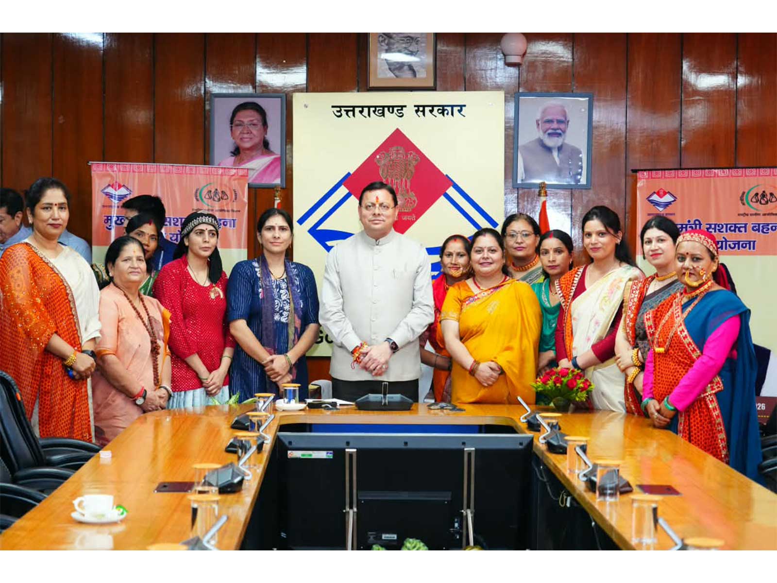 Dhami announces 15-day Sashakt Bahna Utsav (Photo/ANI)