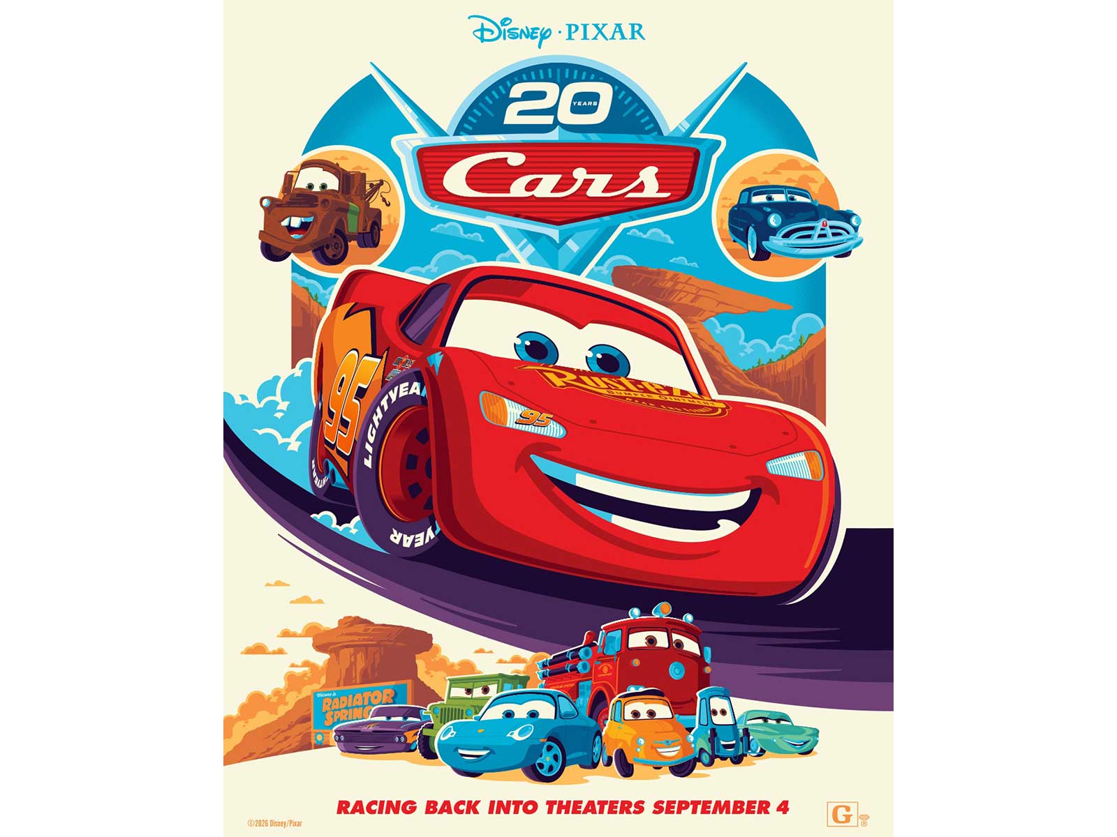 Cars poster (Photo/Instagram@Pixar)