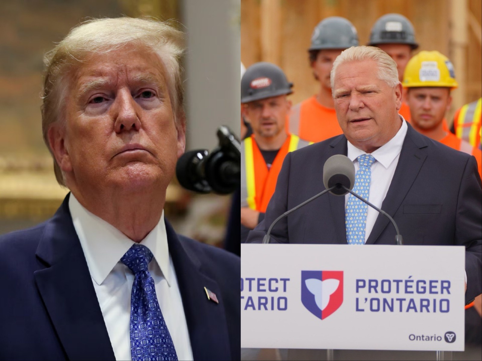 US President Donald Trump and Premier of Ontario, Doug Ford (File Photo/Reuters/X/@fordnation)