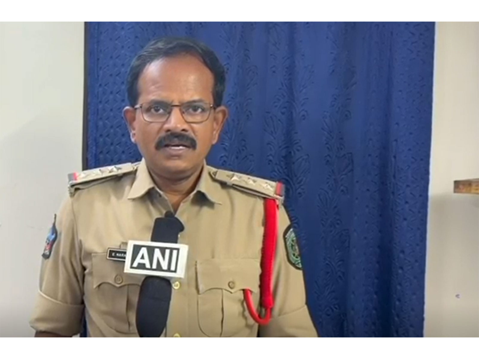 Malakapuram Circle Inspector Narasimha Rao (Photo/ANI)
