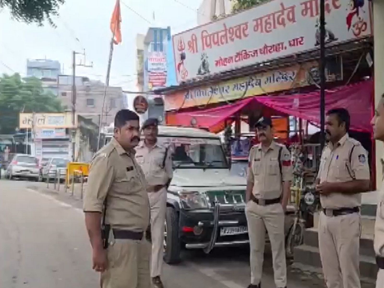 Visuals of the shutdown observed in Dhar over the Bhojshala issue (Photo/ANI)