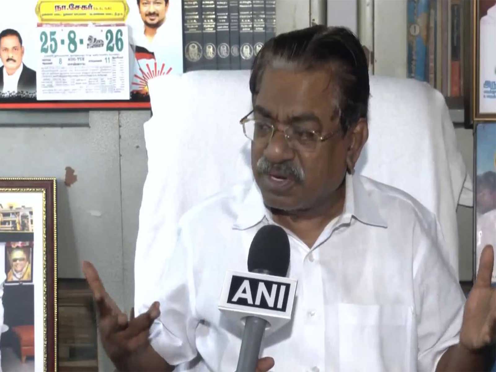 DMK spokesperson TKS Elangovan (Photo/ANI)