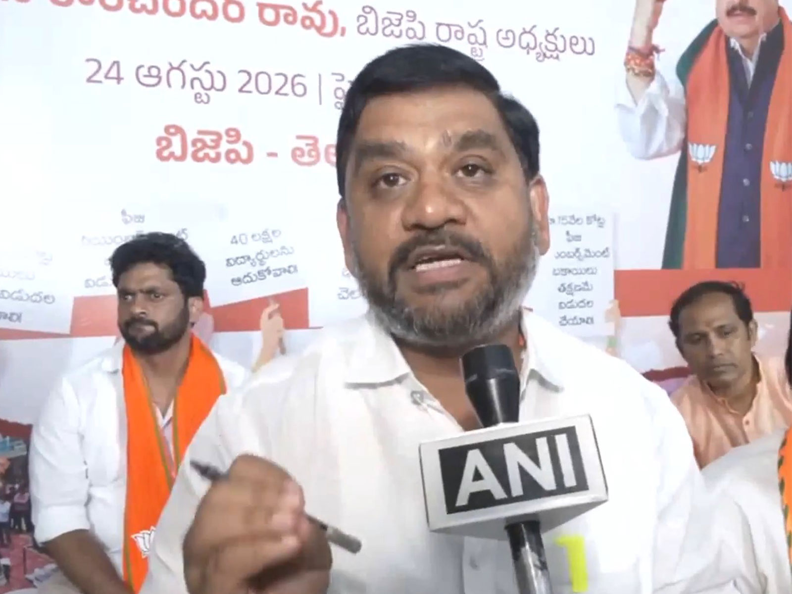 BJP MLA Palvai Harish Babu (Photo:ANI)