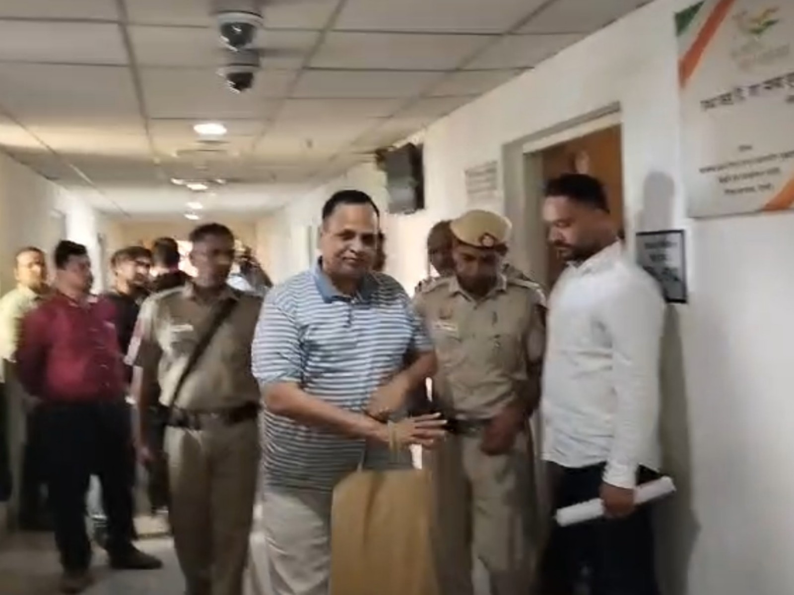 Former Delhi Minister Satyendar Jain in Rouse Avenue Court (Photo/ANI)