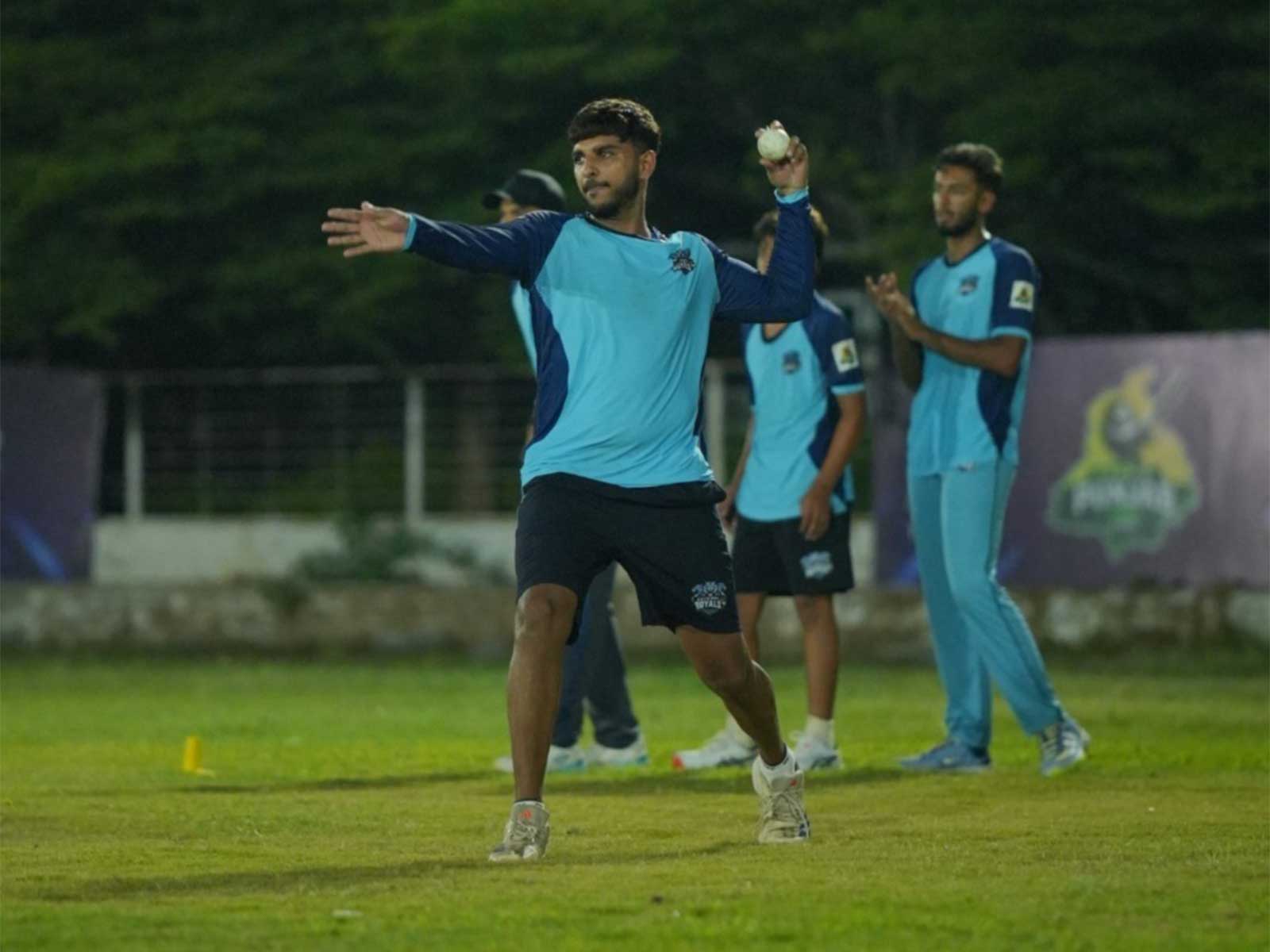 Bhatinda Royals team during practice session (Image: Sher-e-Punjab T20 league)