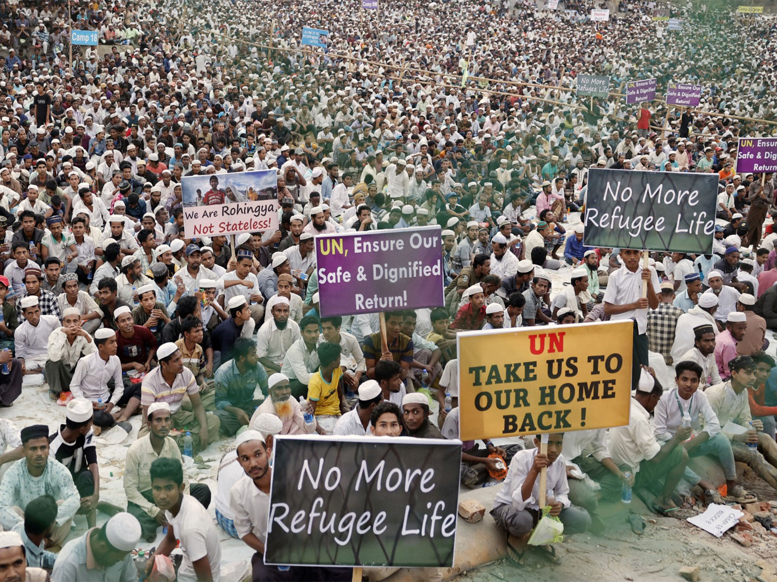 Representative Image of Rohingya refugees (File Photo/Reuters)