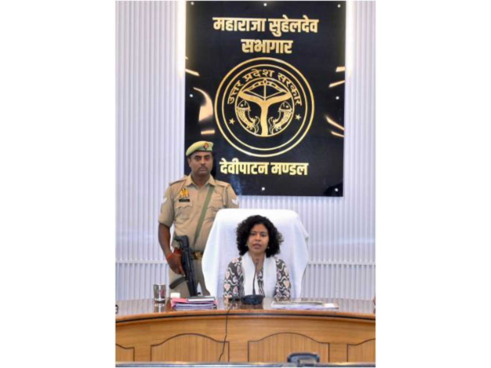  Commissioner Devi Patan Mandal, Durga Shakti Nagpal (Photo;X/Durga Shakti Nagpal)