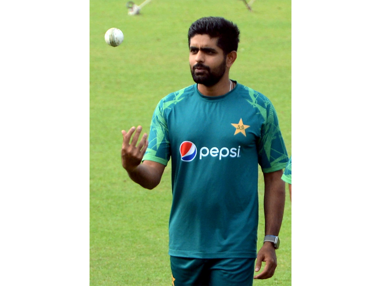 Pakistan Test captain Babar Azam. (Photo: ANI)