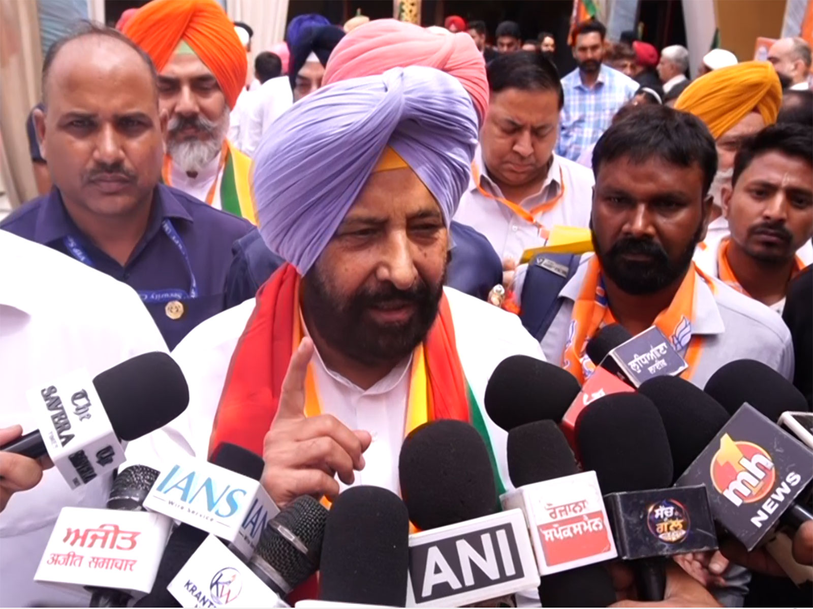 Punjab BJP chief Kewal Singh Dhillon (Photo/ANI)