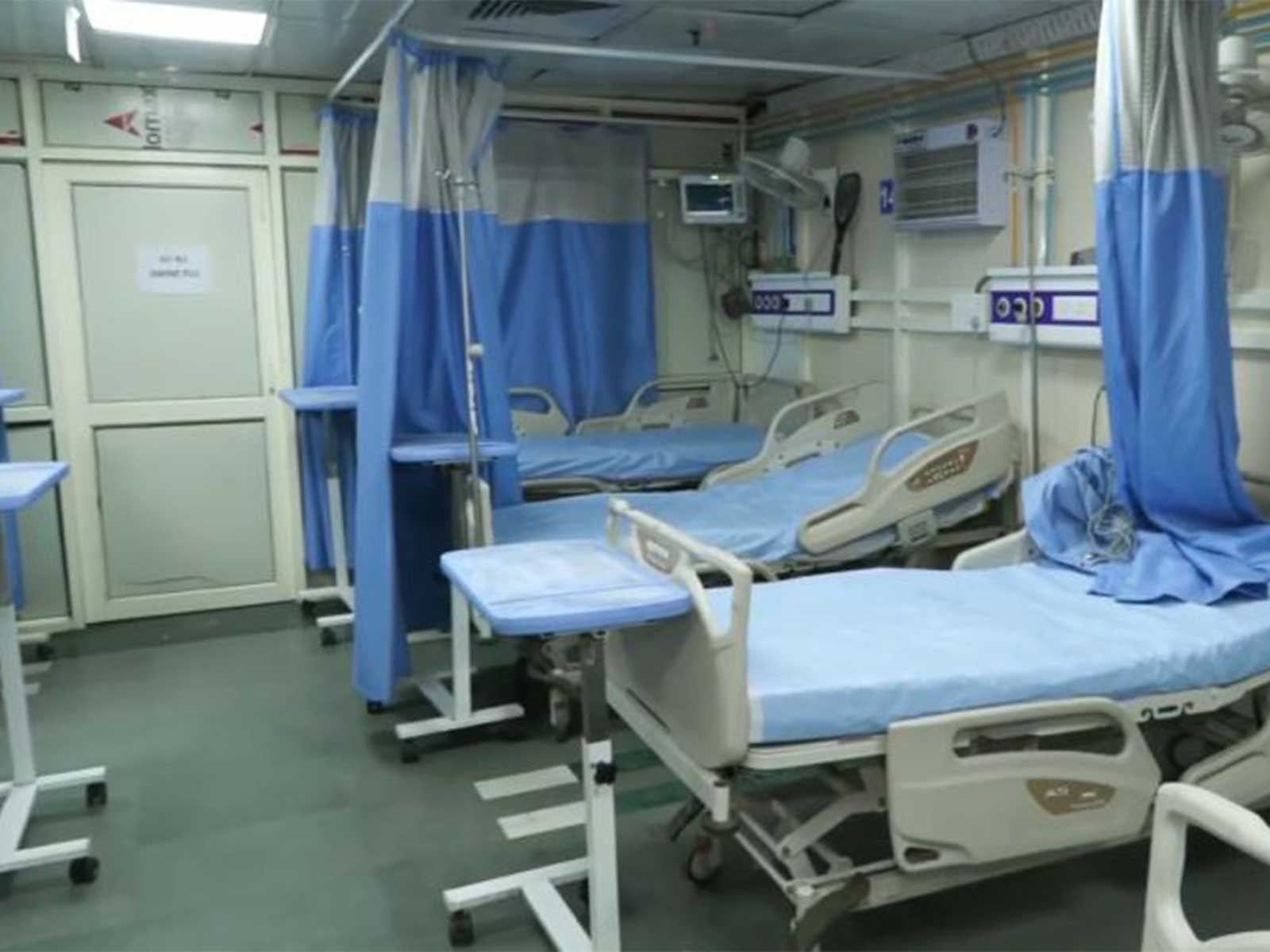 Isolation ward prepared at Lok Nayak Jai Prakash Narayan Hospital (LNJP) (Photo/ANI)