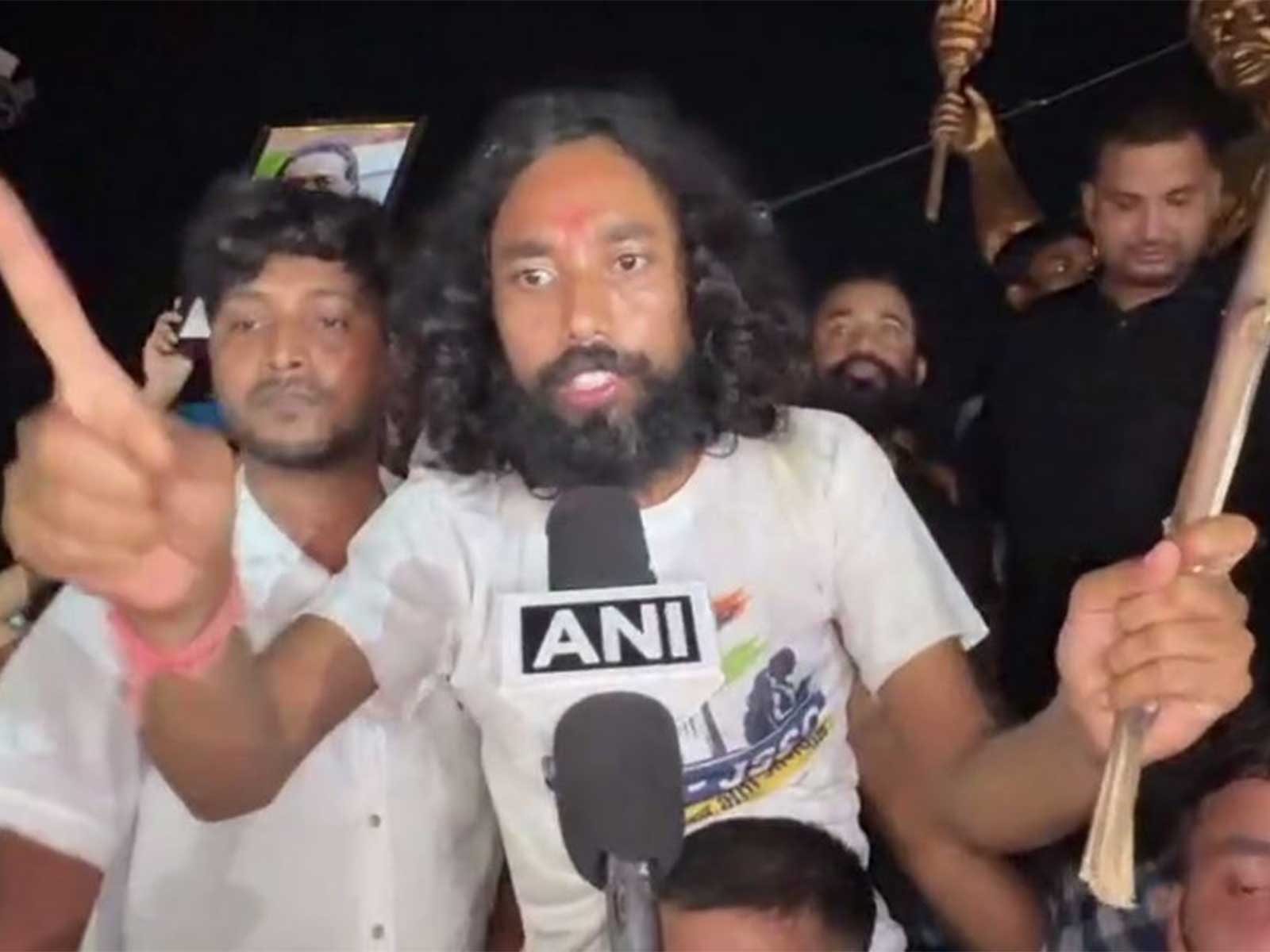 Jharkhand Loktantrik Krantikari Morcha (JLKM) leader Devendra Nath Mahto (Photo/ANI)