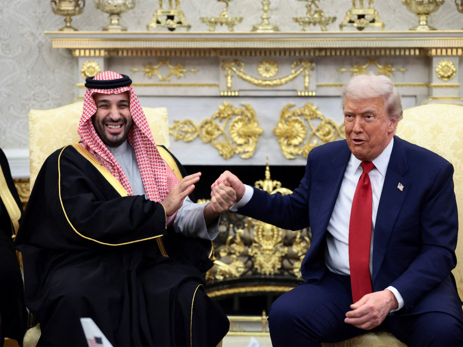 Saudi Crown Prince Mohammed bin Salman with US President Donald Trump. (File Photo/White House/YouTube)