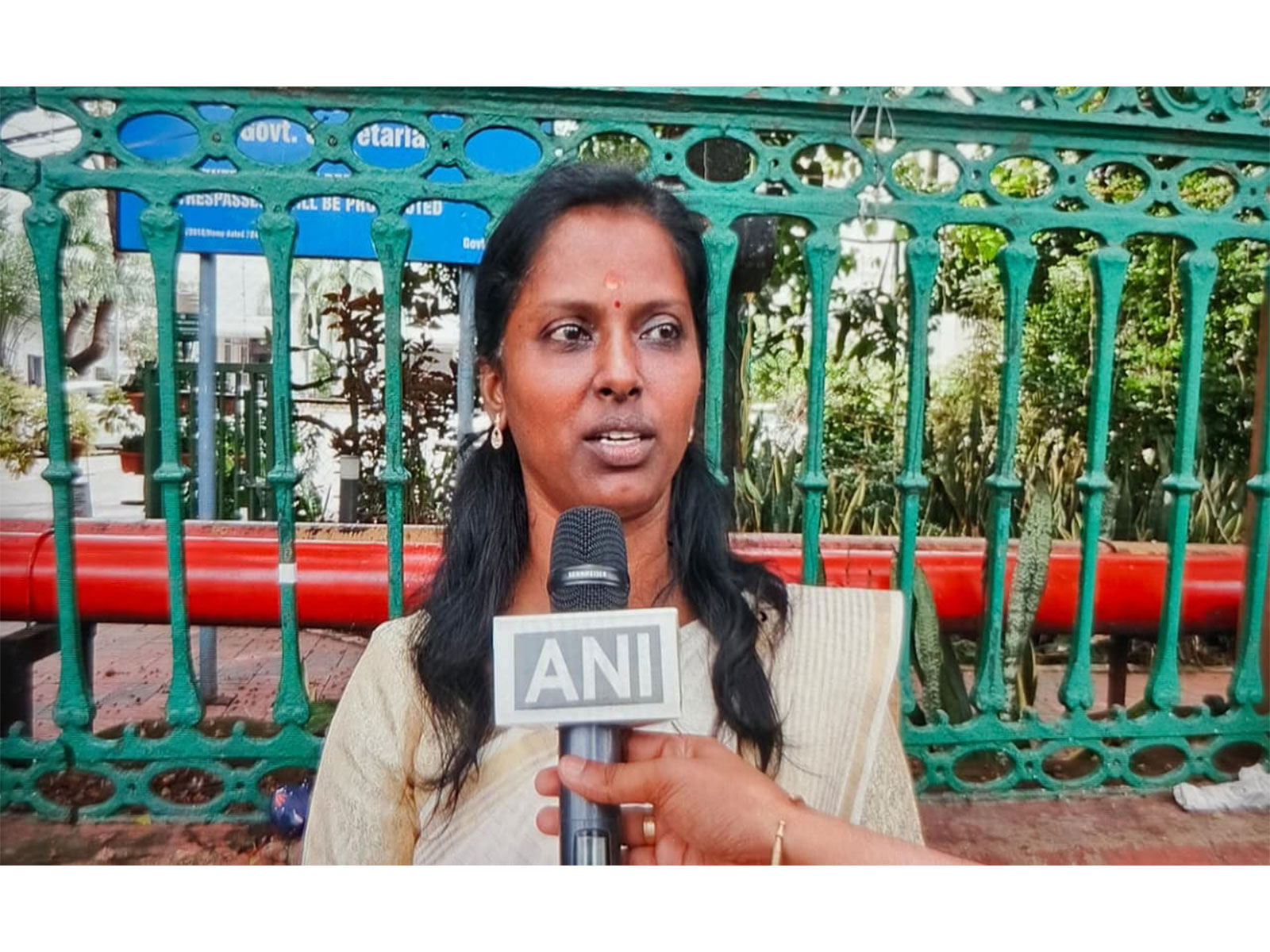 All Kerala LPST Rank Holders Association Secretary S Valarmathi (Photo/ANI)