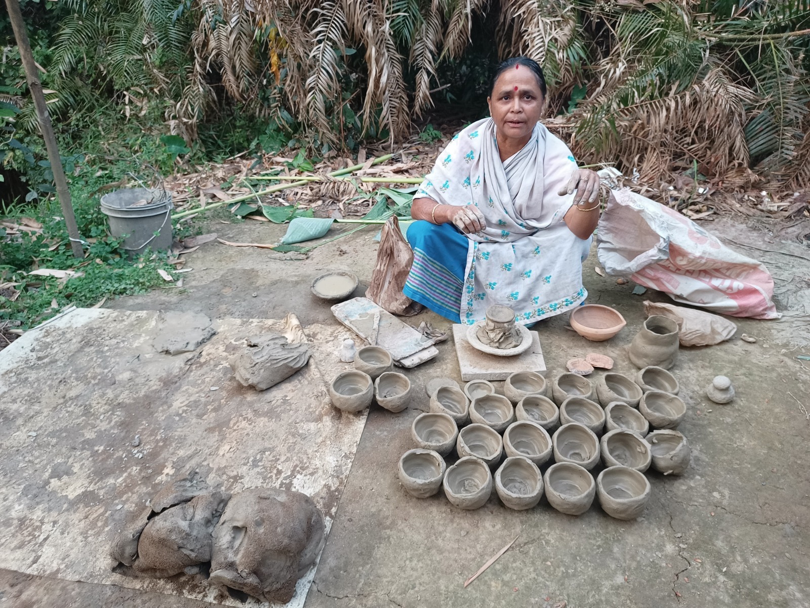 Clay revives pottery livelihoods in Assam village (Photo/ANI) 
