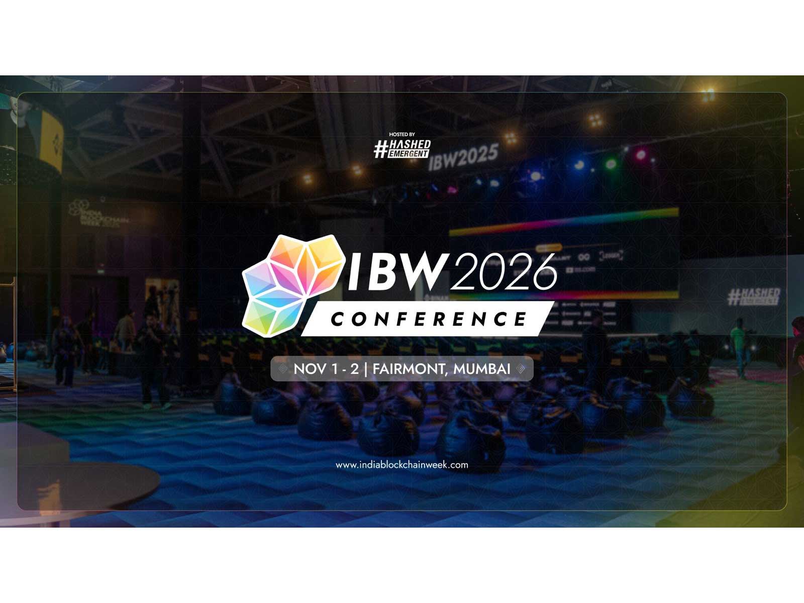 India Blockchain Week Conference 2026 Heads to Mumbai, Launches Institutional Forum