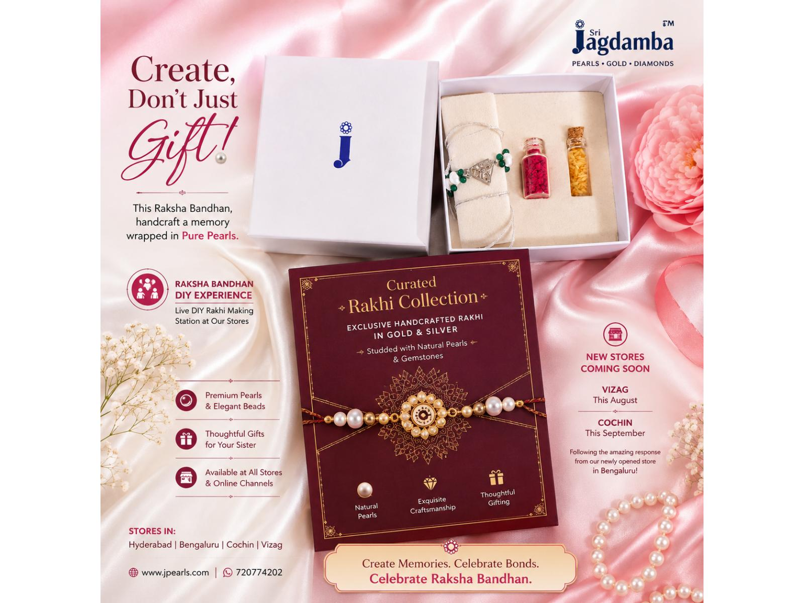 Sri Jagdamba Pearls Invites Siblings to Create Their Own Rakhi This Festive Season