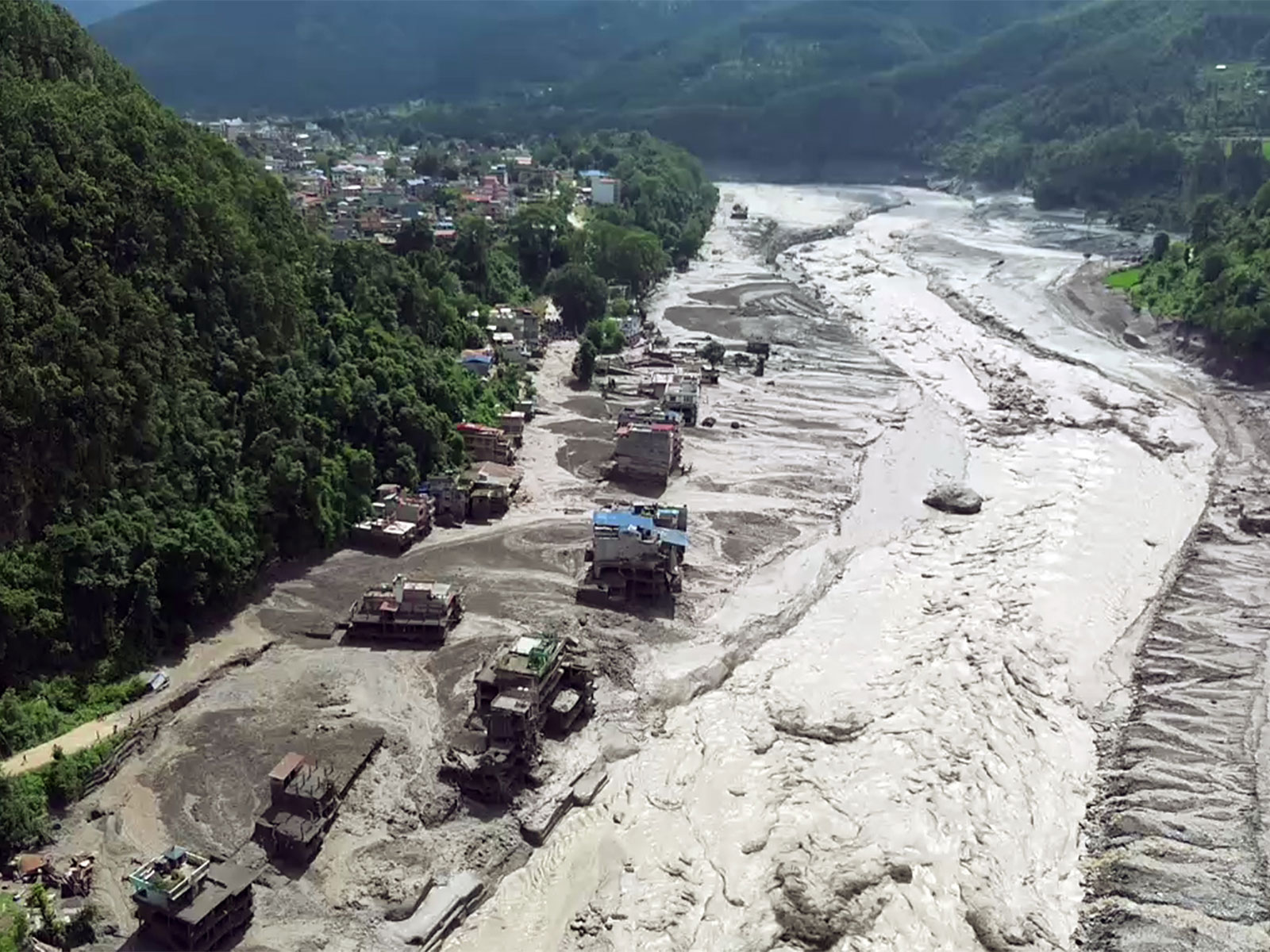 Visuals from Nepal's Rasuwa (Photo/ANI)