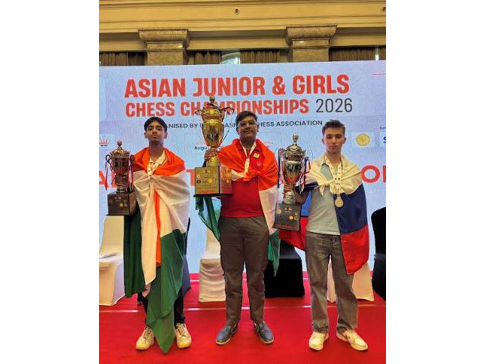 Asian Junior Classical Chess Championship 2026 medallists (Image: AJCCC)