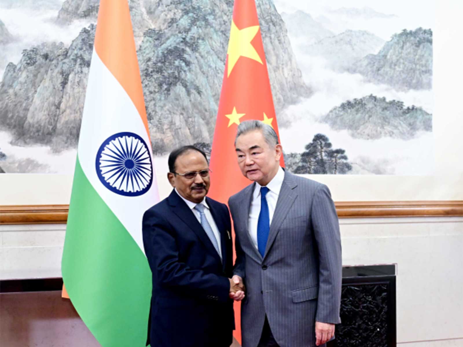 National Security Adviser Ajit Doval and Chinese Foreign Minister Wang Yi (Photo/fmprc.gov.cn)