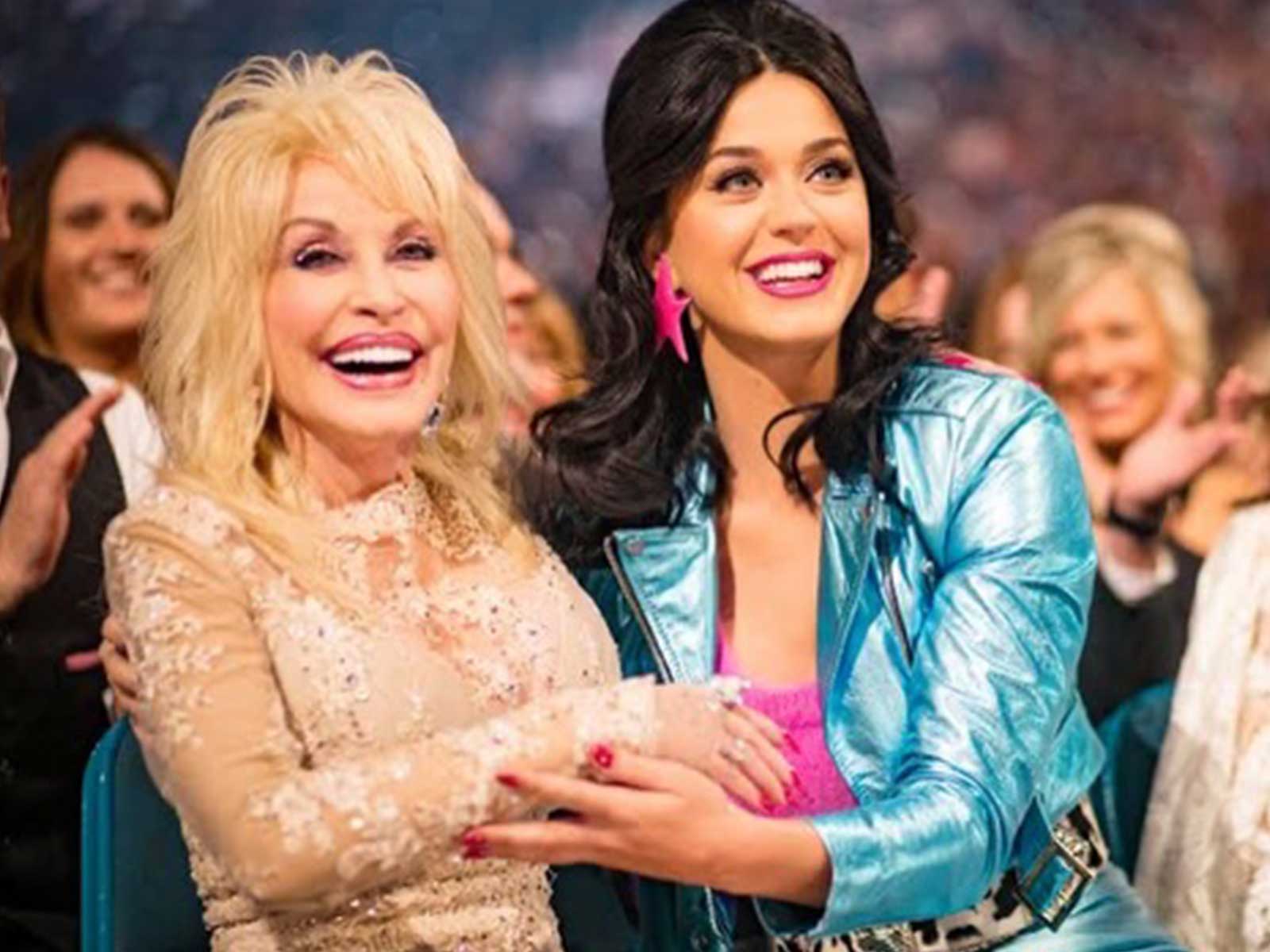 Katy Perry with late music legend Dolly Parton (Photo/Instagram@katyperry)