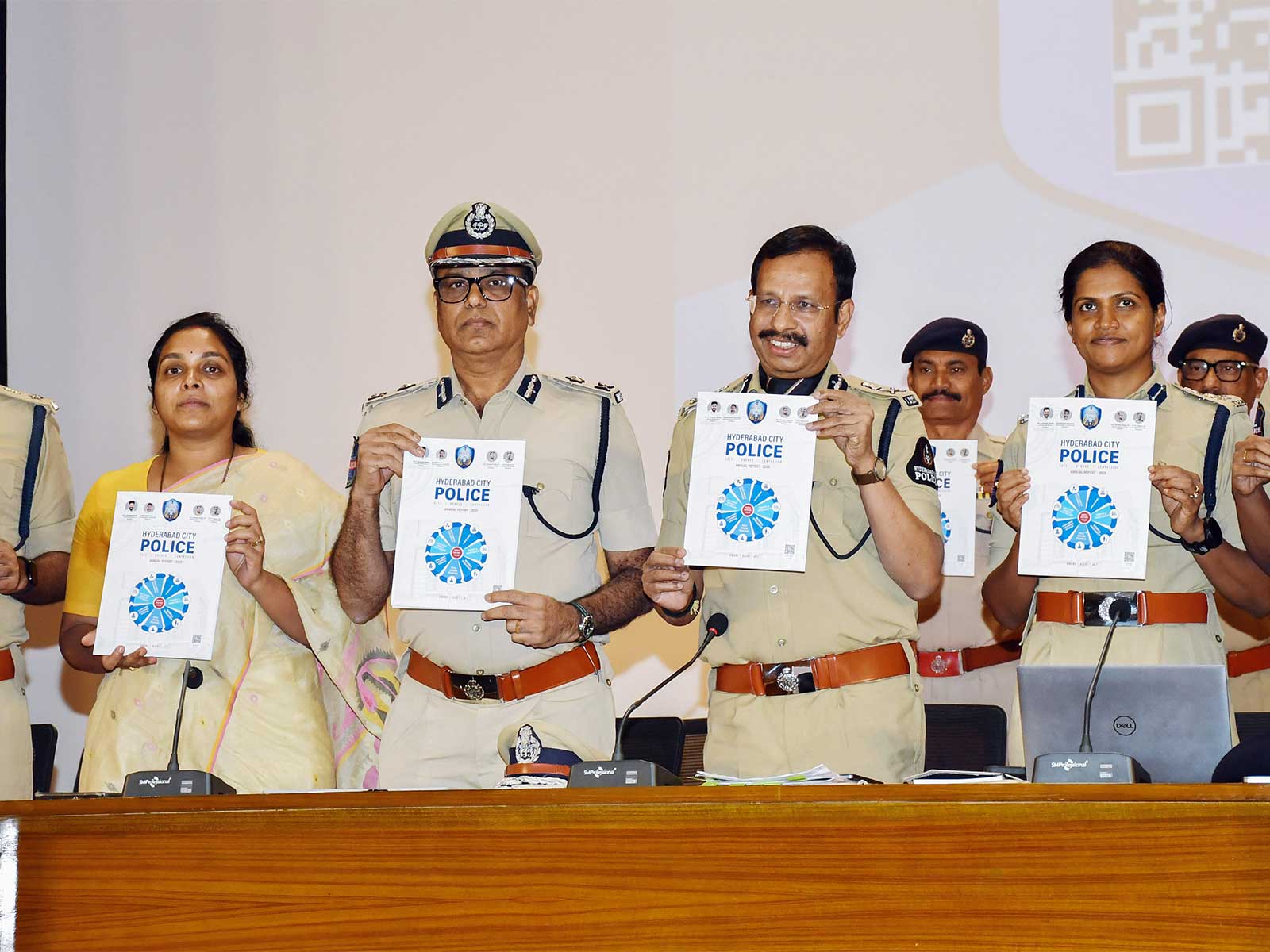 Hyderabad City Police Commissioner V.C. Sajjanar (Photo/ANI)