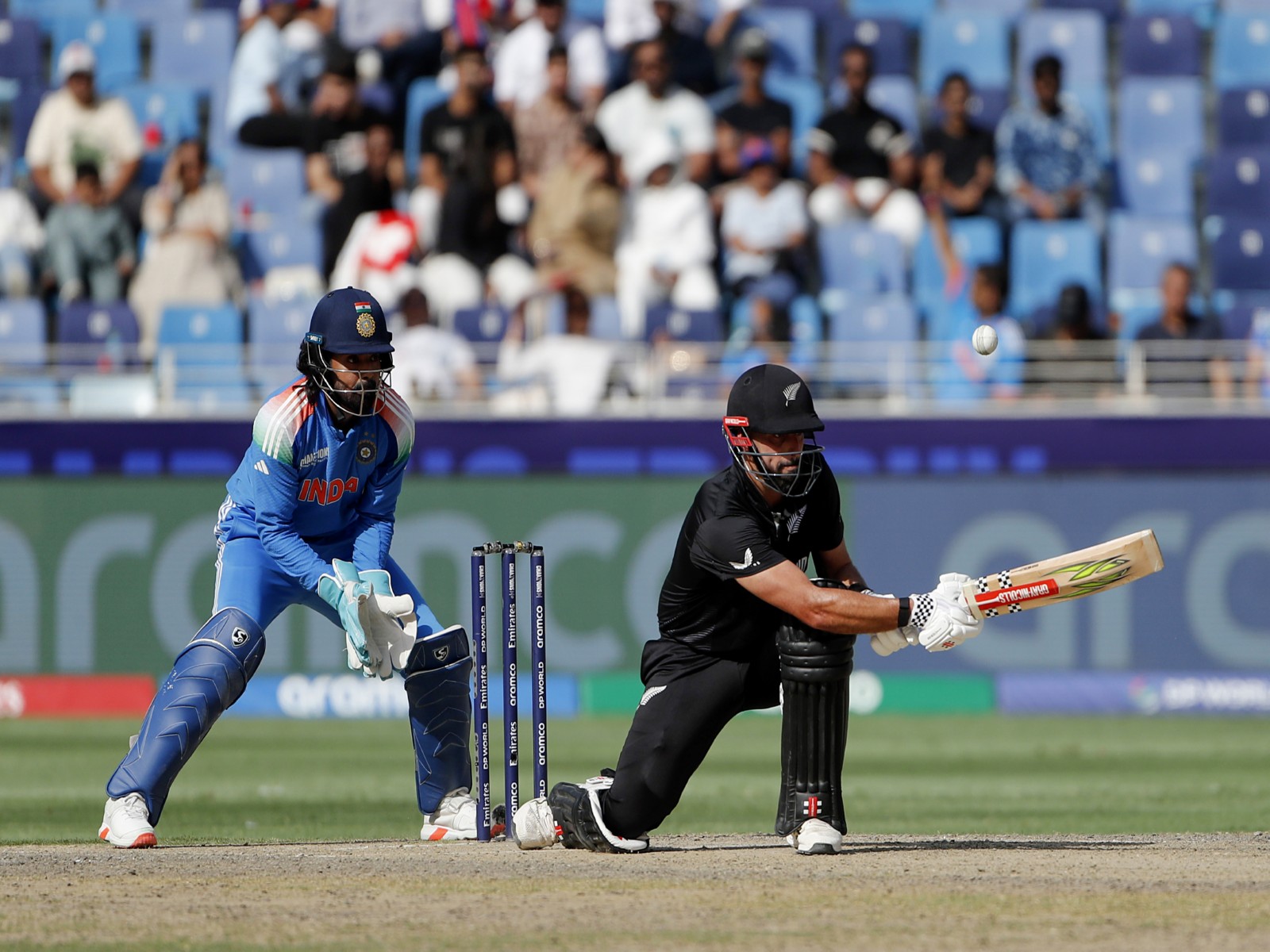 India and NZ in action. (Photo: ANI)