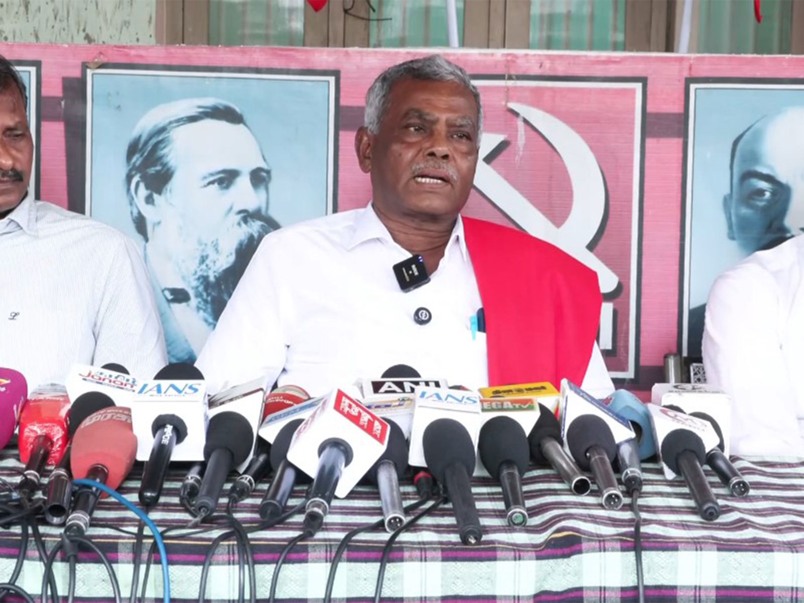 CPI(M) State Secretary P Shanmugam (File Photo/ANI)