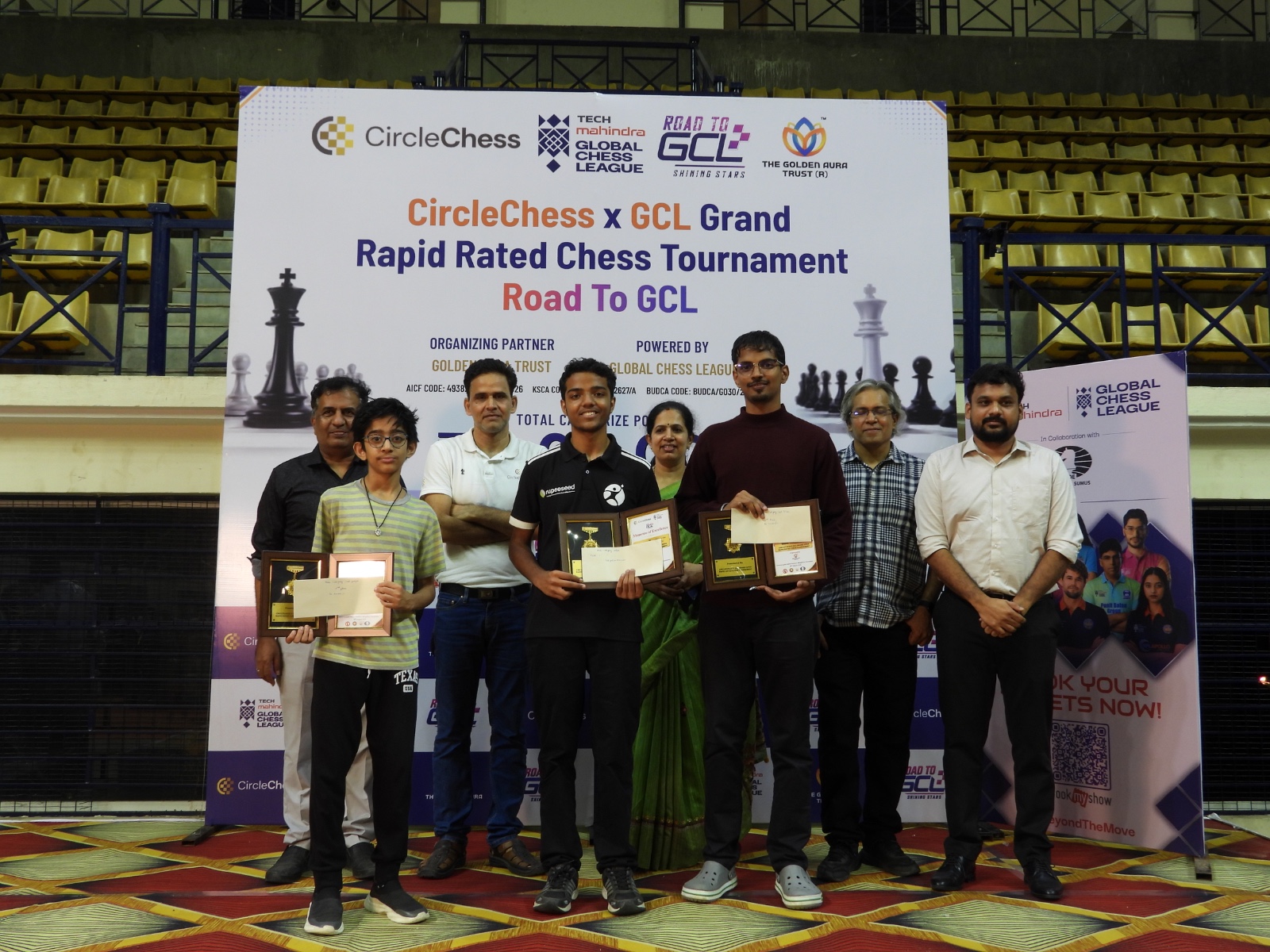 Apoorv Kamble has won the FIDE-rated rapid tournament in Bengaluru. (Photo: FIDE)