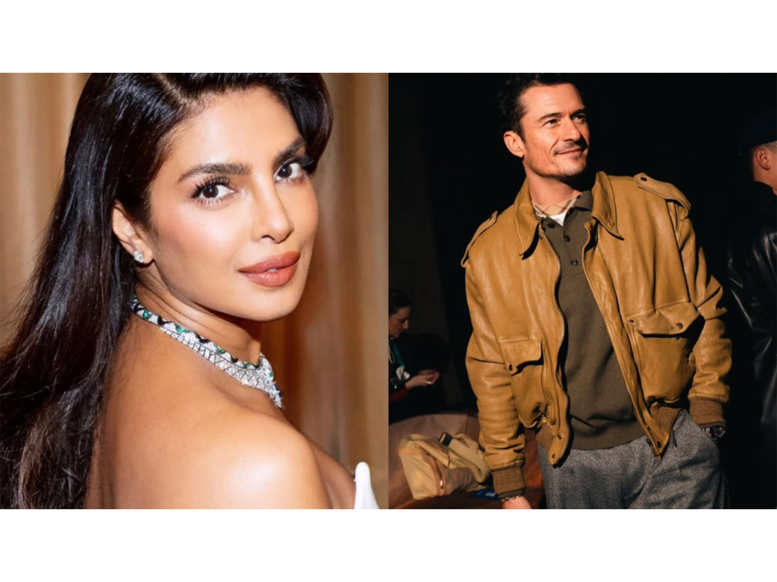 Priyanka Chopra (L) Orlando Bloom (R) (Photos/instagram/@priyankachopra/@orlandobloom)