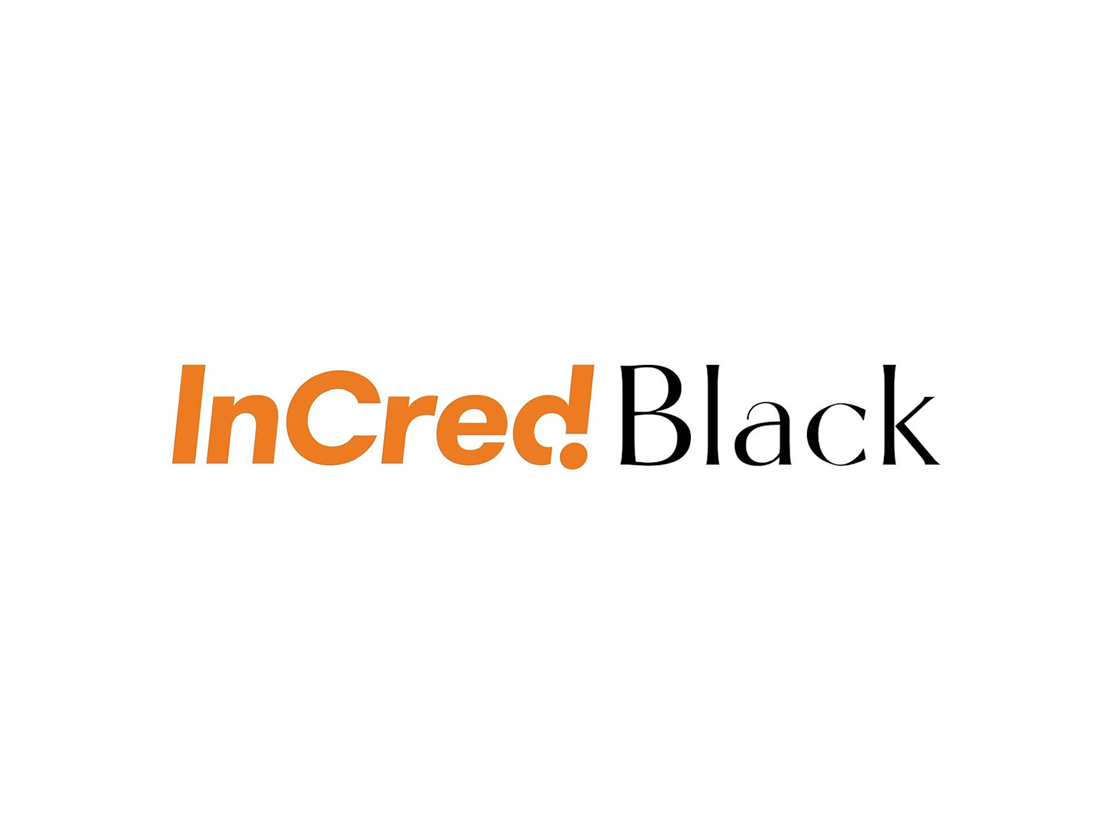 InCred Black Logo