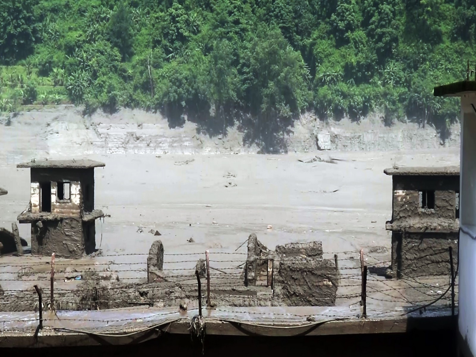 Fash flood caused by an outburst in the Bhotekoshi River in Nepal (Photo/ANI)