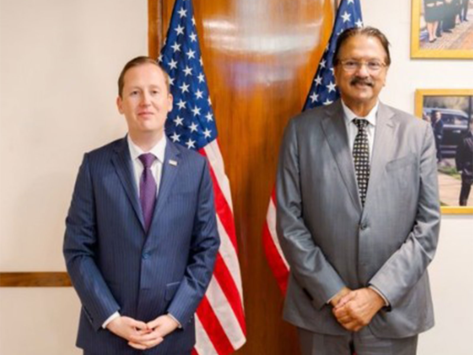 US envoy Sergio Gor meets Piramal Group Chairman (Photo/X_@USAmbIndia)