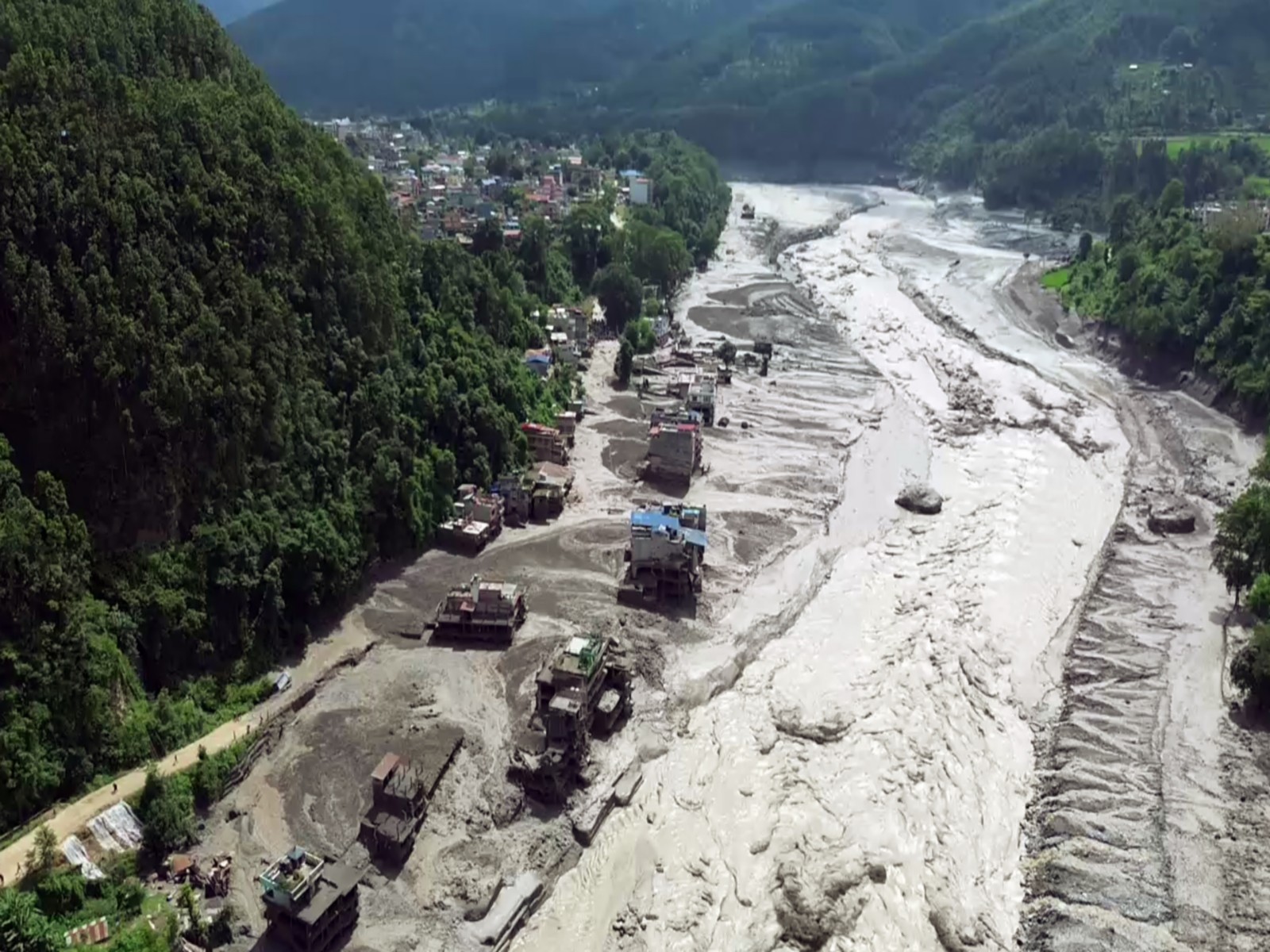 Nepal floods (Photo/ANI)